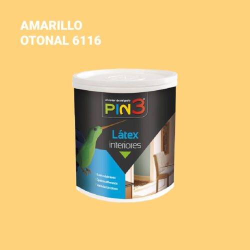LATEX INTERIOR AMARILLO OTOÑAL GALON - PIN3