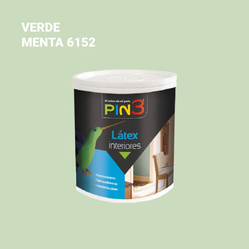 LATEX INTERIOR VERDE MENTA GALON - PIN3